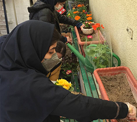 زیباسازی فضای مدرسه